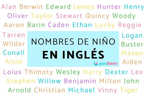 nombres ingleses de hombre|1912 nombres ingleses de niño y su significado